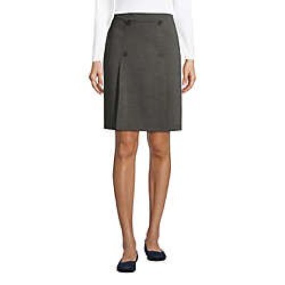 Lands' End Pants - Lands' End Women's School Uniform Ponte BTNFRT Skort, UN2, NWT